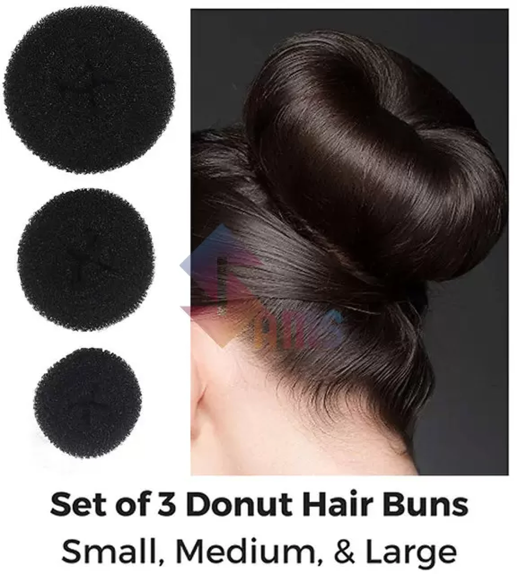 hair-accessories hair bun Donut.webp